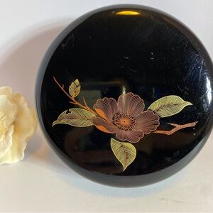 Japanese Floral Black Decorative jewelry box
